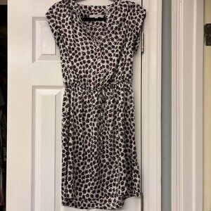 Ann Taylor LOFT Women's Sleeveless Round Neck Button Front Dress Size Small